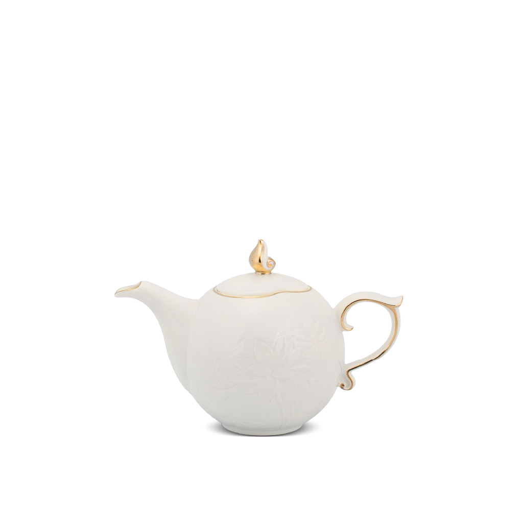 Bình trà 0.7 L + nắp - Sen IFP - Chỉ Vàng