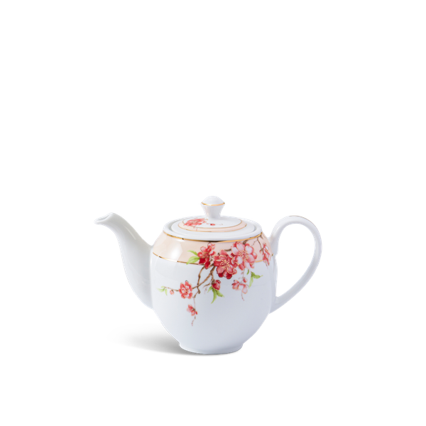 Bình trà 0.8 L + nắp - Camellia - Hoa Đào