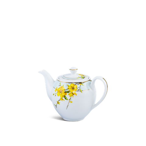  Bình trà 0.8 L + nắp - Camellia - Hoa Mai 