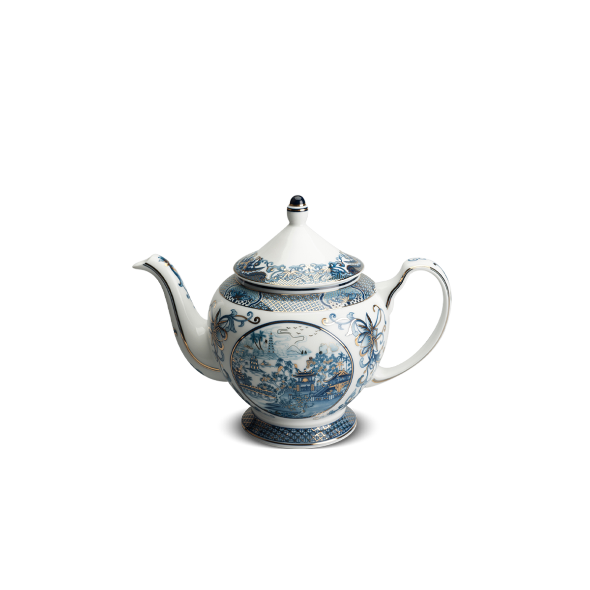 Bình trà 1.3 L + nắp - Hoàng Cung - Hồn Việt Vàng