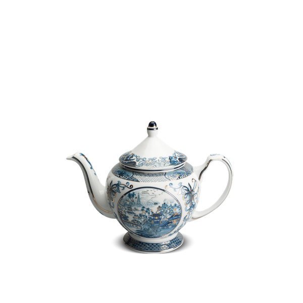 Bình trà 1.3 L + nắp - Hoàng Cung - Hồn Việt vàng