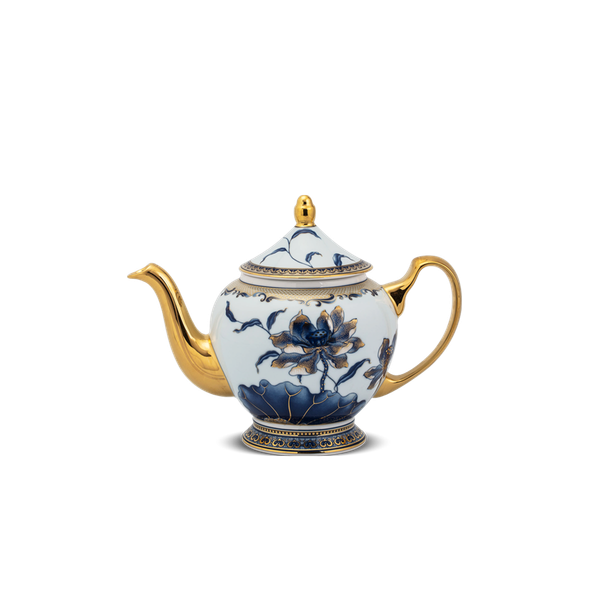 Bình trà + nắp - Hoàng Cung - Sen Ngọc