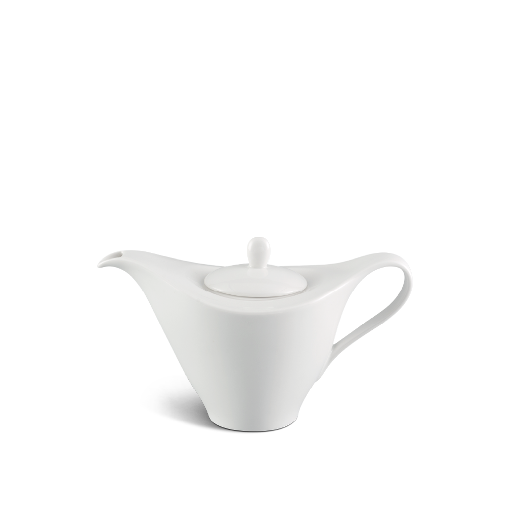 Bình trà cao 0.7 L + nắp - Anh Vũ Ly's - Trắng Ngà