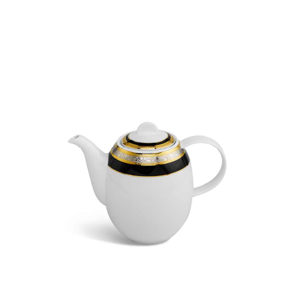 Bình Trà Sago Hoa Hồng Đen