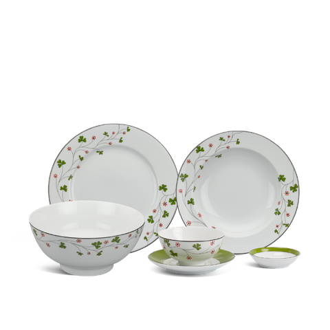  Bộ bàn ăn 22 sản phẩm - Jasmine - Hoa May Mắn 