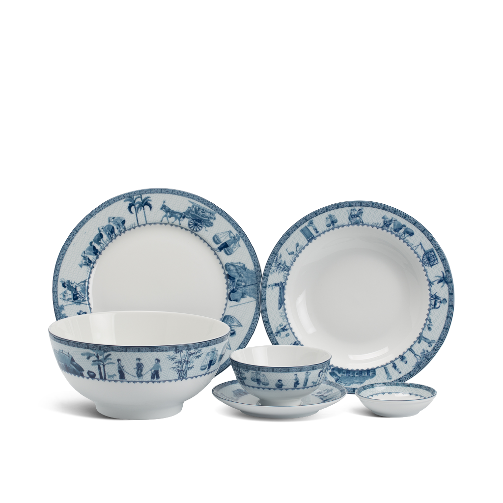 Bộ đồ ăn 22 sản phẩm - Jasmine - Thôn Dã