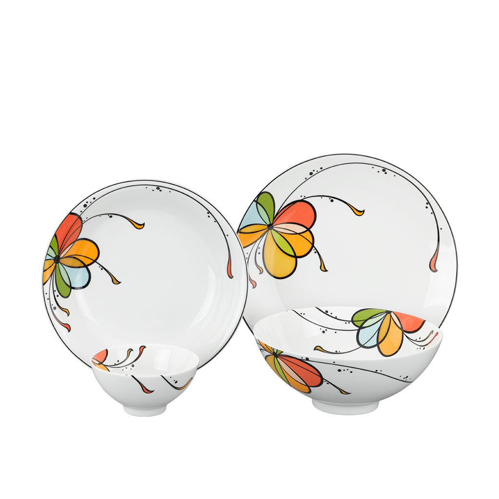 Bộ đồ ăn 9 sản phẩm - daisy - bóng bay