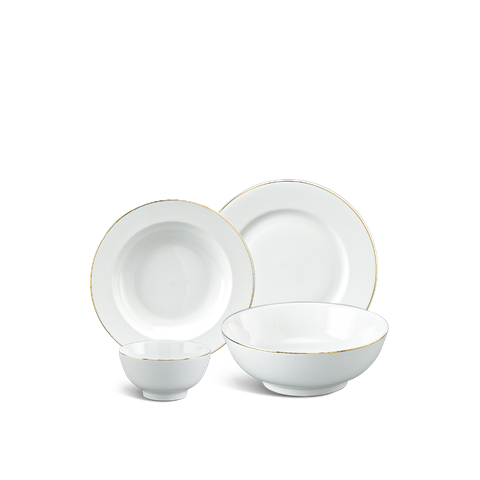  Bộ đồ ăn 09 sản phẩm - Jasmine - Chỉ Vàng 