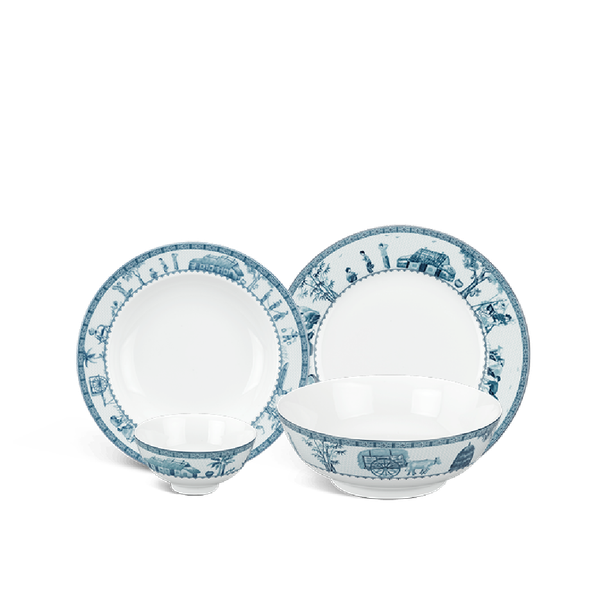 Bộ đồ ăn 09 sản phẩm - Jasmine - Thôn Dã