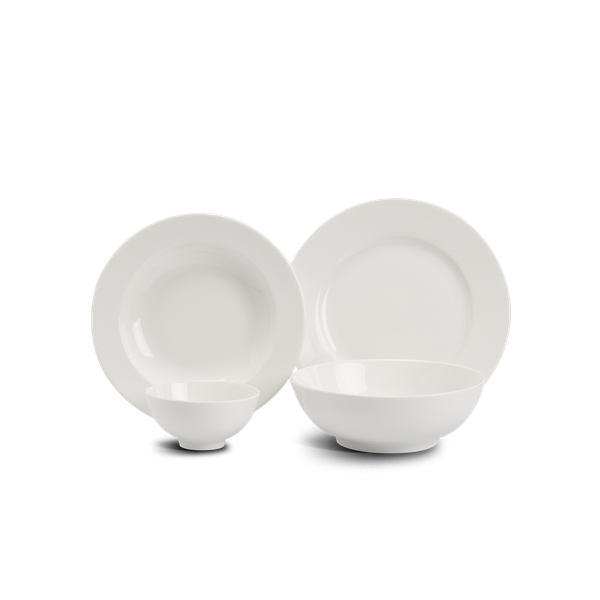 Bộ đồ ăn 9 sản phẩm - Jasmine - Trắng