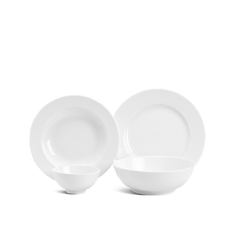  Bộ đồ ăn 09 sản phẩm - Jasmine - Trắng 