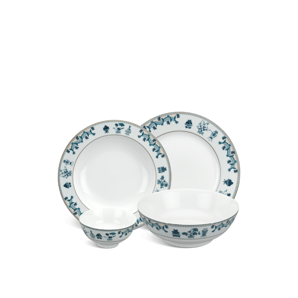 Bộ Đồ Ăn Jasmine Tứ Quý 09 Sản Phẩm