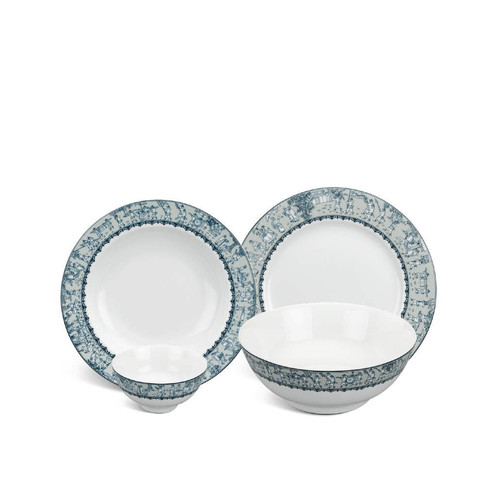 Bộ đồ ăn 09 sản phẩm - Jasmine - Vinh Quy Nhạt