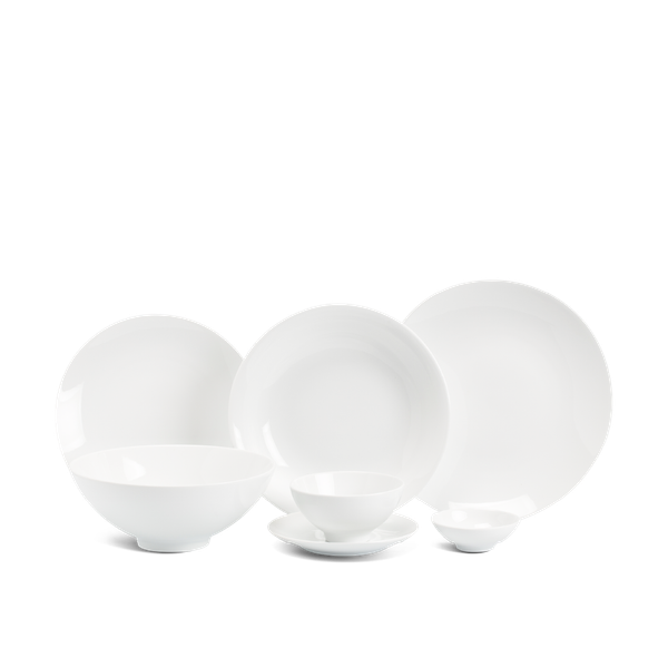 Bộ đồ ăn 10 người 36 sản phẩm - Daisy - Trắng