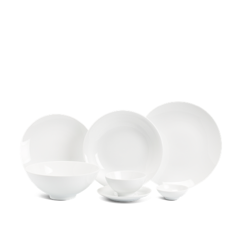  Bộ đồ ăn 10 người 36 sản phẩm - Daisy - Trắng 