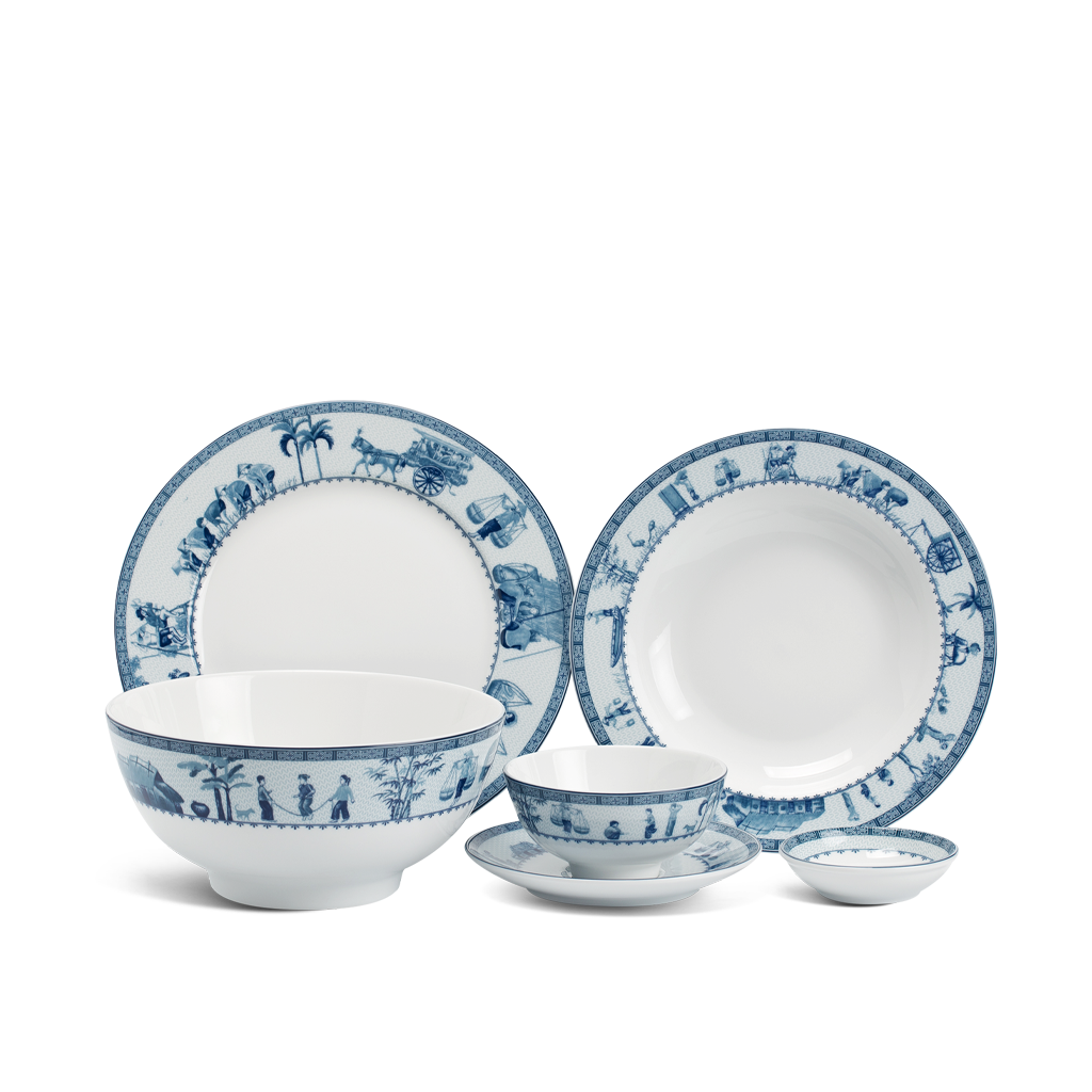 Bộ Đồ Ăn Jasmine Thôn Dã 36 Sản Phẩm