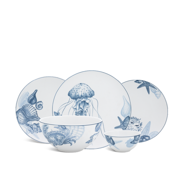 Bộ đồ ăn 17 sản phẩm - Timeless - Đại Dương Sương Mờ
