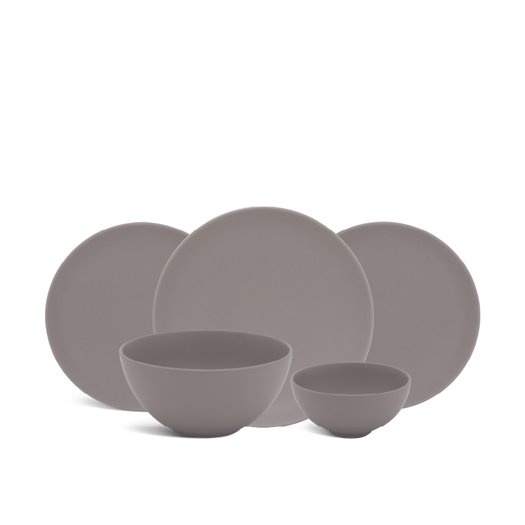 Bộ đồ ăn 17 sản phẩm - Timeless - Màu Xám 3