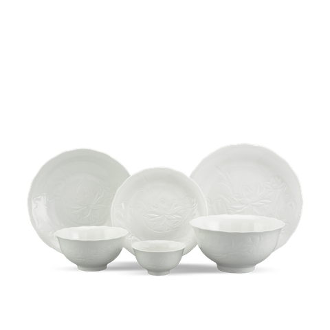  Bộ đồ ăn 22 sản phẩm - Sen IFP - Trắng Ngà 