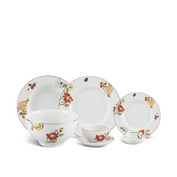Bộ đồ ăn 25 sản phẩm (B) - Camellia - Cát Tường
