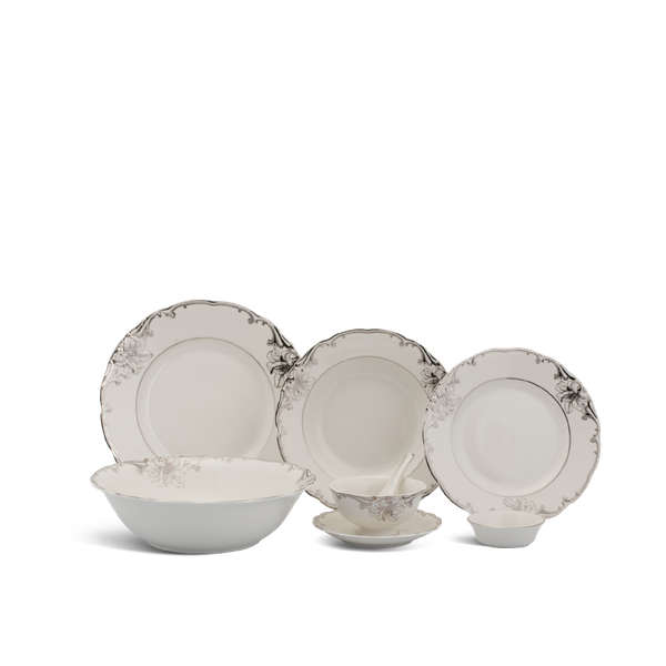 Bộ đồ ăn 6 người 32 sản phẩm - Đài Các - Trang Trí Bạch Kim