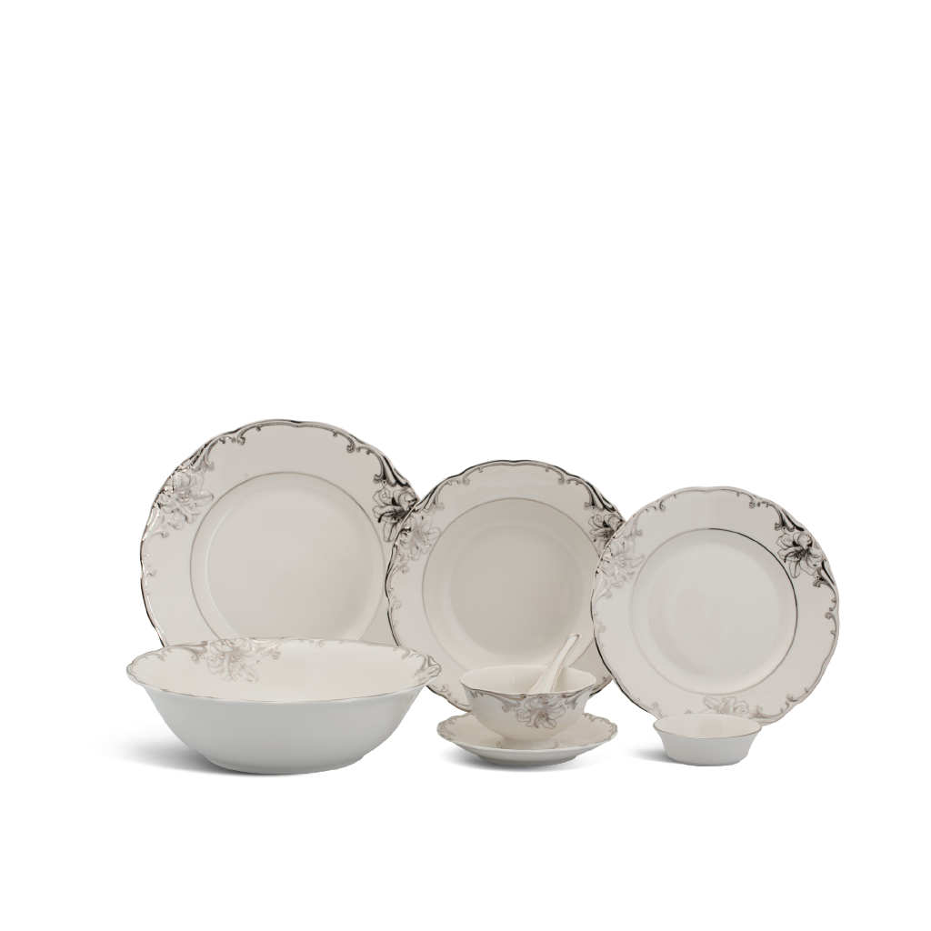 Bộ đồ ăn 6 người 32 sản phẩm - Đài Các - Trang Trí Bạch Kim