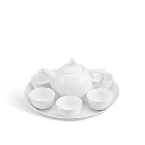  Bộ trà 0.3 L - Mẫu Đơn IFP - Trắng Ngà 