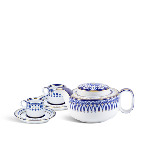  Bộ trà 0.38 L - Gastroline - Đồng Tâm Xanh Dương 