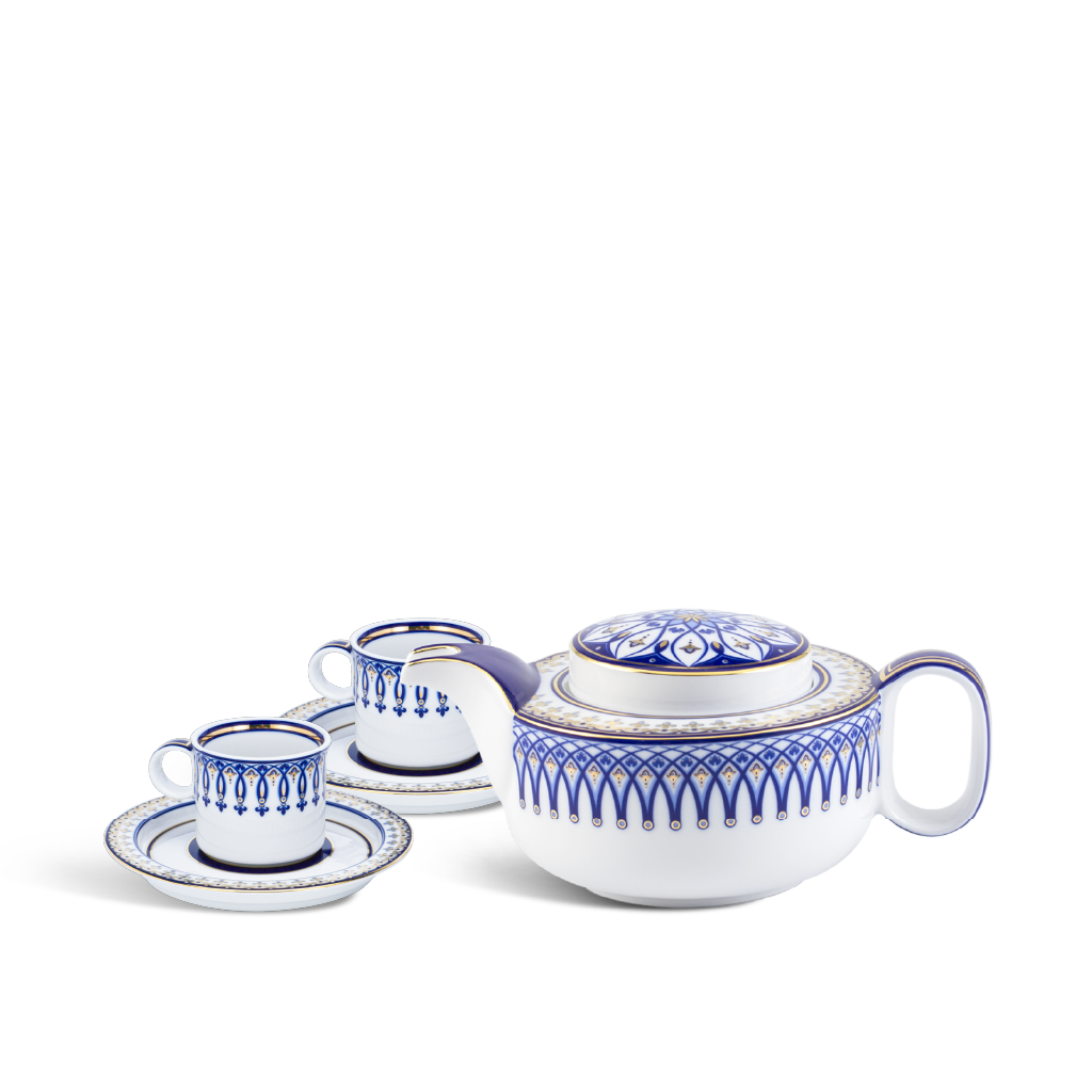 Bộ trà 0.38 L - Gastroline - Đồng Tâm Xanh Dương