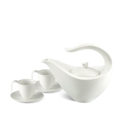  Bộ trà 0.45 L - Anh Vũ IFP - Trắng Ngà 