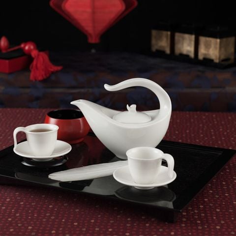  Bộ trà 0.45 L - Anh Vũ IFP - Trắng Ngà 