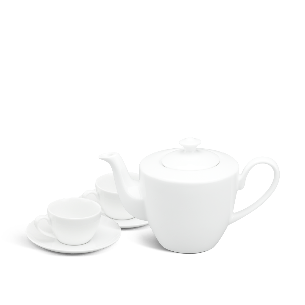 Bộ Trà Daisy 0.65L Trắng