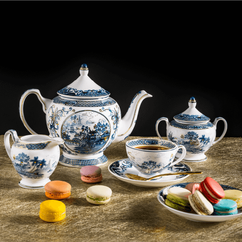  Bộ trà 0.65 L - Hoàng Cung - Hồn Việt Vàng 