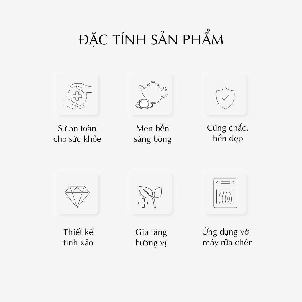 Bộ trà 0.65 L - Hoàng Cung - Lạc Hồng