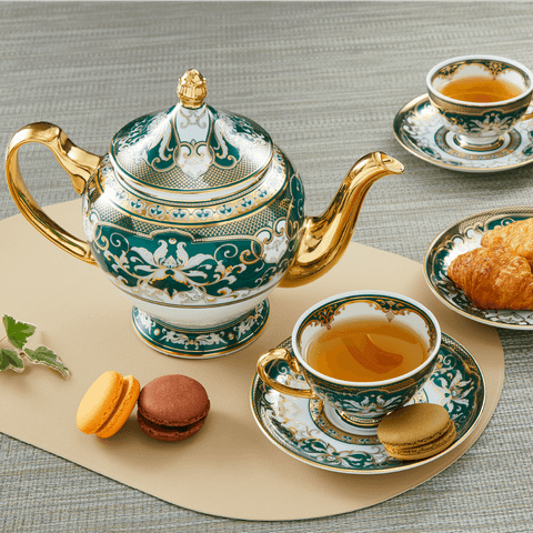  Bộ trà 0.65 L - Hoàng Cung - Sen Ngọc Bích 