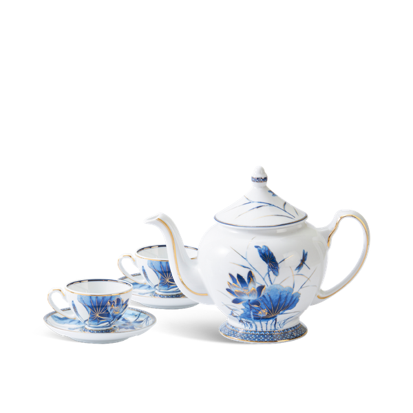 Bộ trà 0.65 L - Hoàng Cung - Sen Vàng
