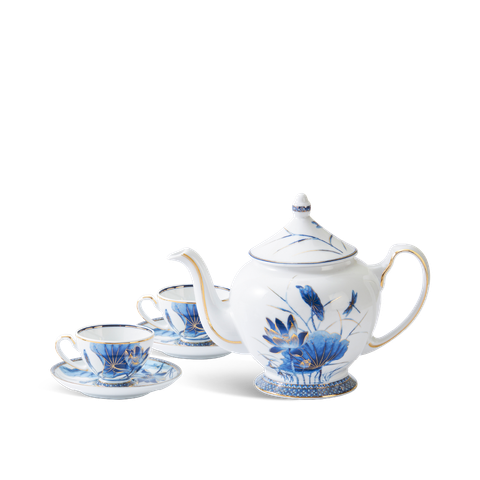  Bộ trà 0.65 L - Hoàng Cung - Sen Vàng 