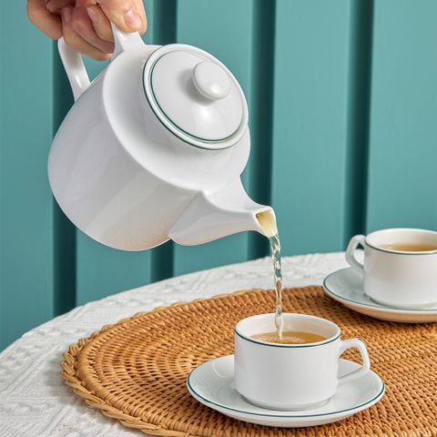  Bộ trà 0.7 L - Jasmine - Chỉ Xanh Lá 