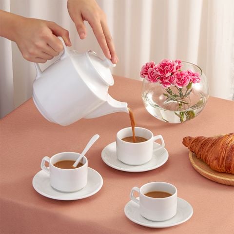  Bộ trà 0.7 L Jasmine - Trắng 