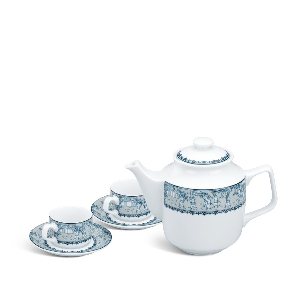 Bộ Trà Jasmine 0.7L Vinh Quy Nhạt