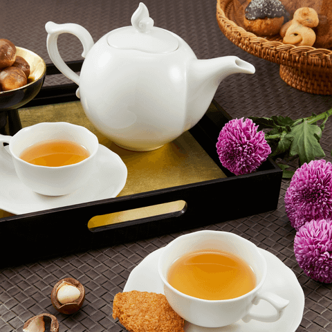  Bộ trà 0.7 L - Mẫu Đơn IFP - Trắng Ngà 