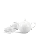 Bộ trà 0.7 L - Sen - Trắng