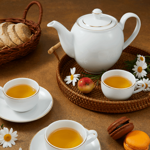  Bộ trà 0.8 L - Camellia - Chỉ Vàng 