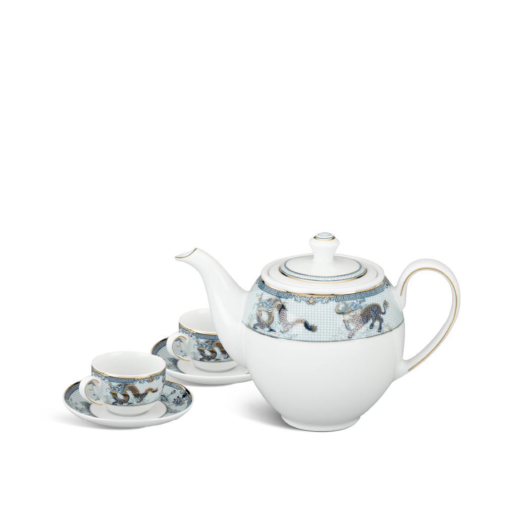 Bộ trà 0.8 l - camellia - tứ linh