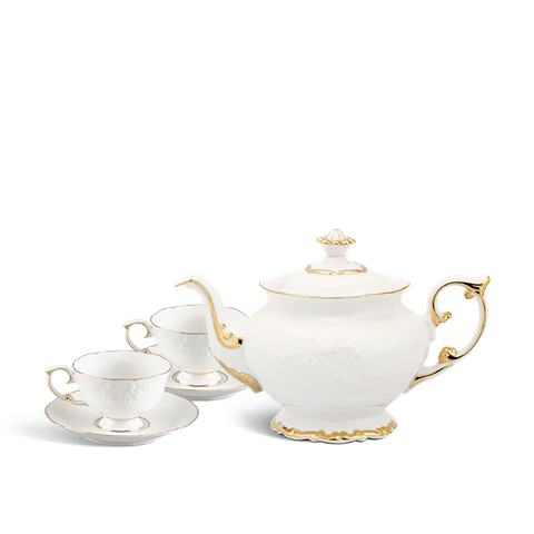  Bộ trà 0.8 L - Đài Các IFP - Chỉ Vàng 2 