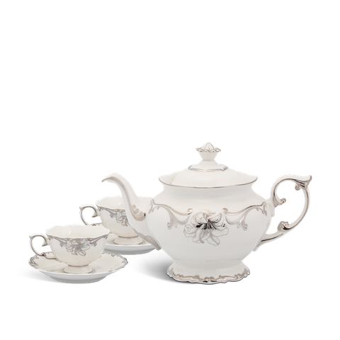  Bộ trà 0.8 L - Đài Các - Trang Trí Bạch Kim 