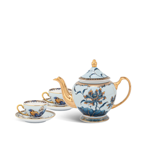  Bộ trà 0.8 L - Hoàng Cung - Sen Ngọc 