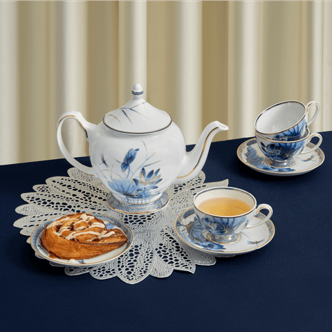  Bộ trà 0.8 L - Hoàng Cung - Sen Vàng 