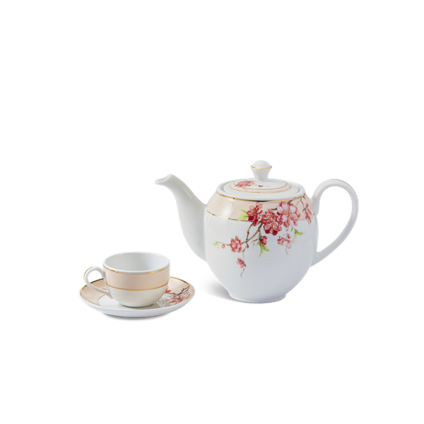 Bộ trà 0.8 L - Camellia - Hoa Đào