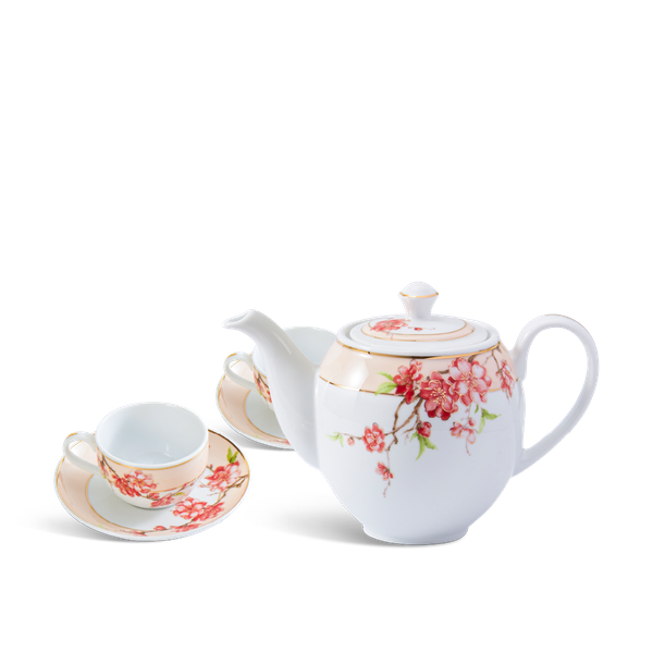 Bộ trà 0.8 L - Camellia - Hoa Đào